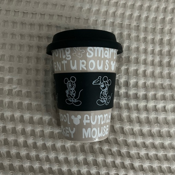 Disney World Disney Parks Mickey Mouse Coffee Cup To Go Mug Ceramic Tea - Picture 2 of 5